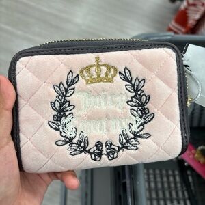 Juicy Couture Gray Zip-Around Wallet